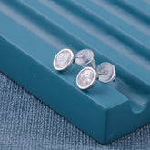 Classic Solitaire 92.5 Sterling Silver Earrings